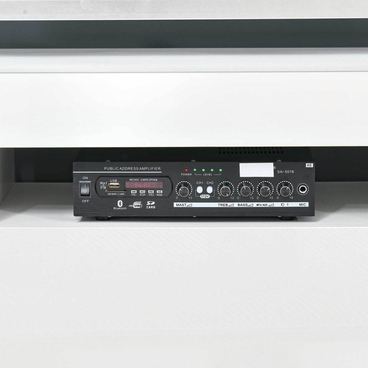 High Gloss TV Stand Cabinet with LED RGB Lights, Remote Control - Black – image 18