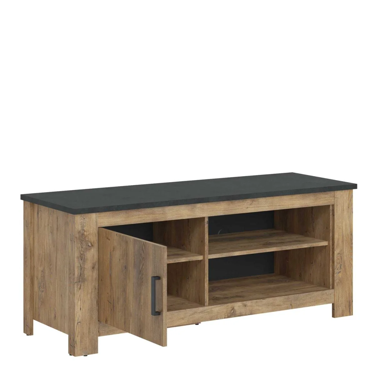 Juniper TV Cabinet 1 Door Chestnut and Matera - Brown – image 2