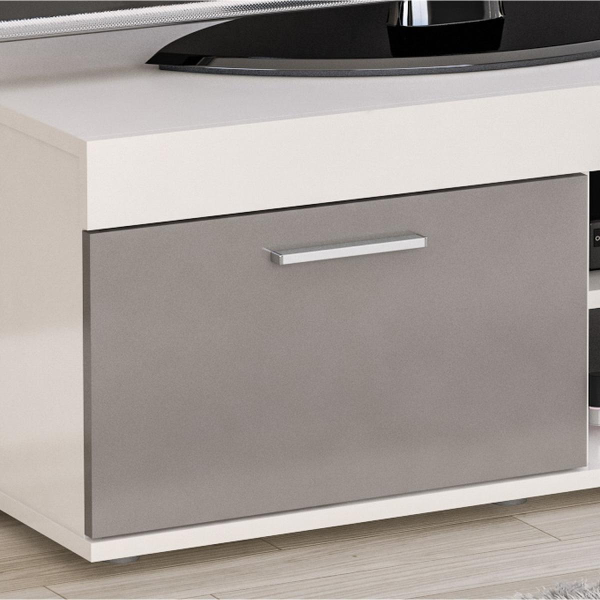 Edgeware Small TV Unit - White & Grey / 2 – image 2