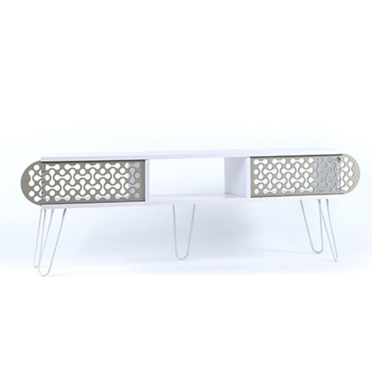 Illia Maxi TV Unit Stand No4 - White – image 2
