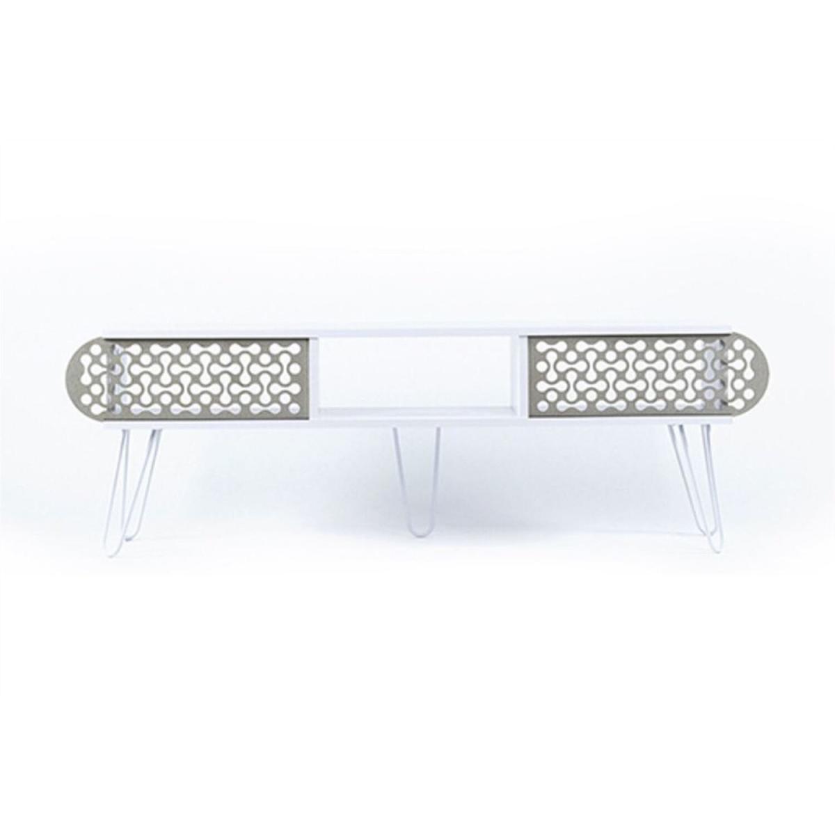 Illia Maxi TV Unit Stand No4 - White – image 3