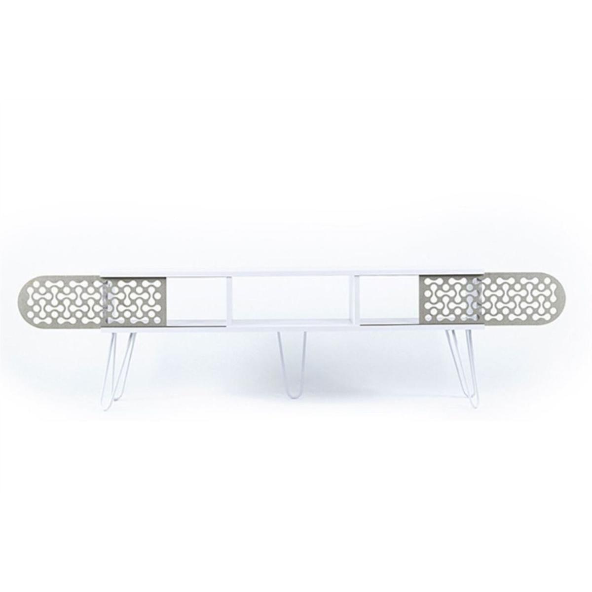 Illia Maxi TV Unit Stand No4 - White – image 4