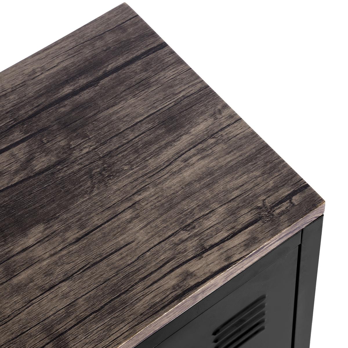 Matapouri TV Cabinet Storage Box - Black Wood – image 14