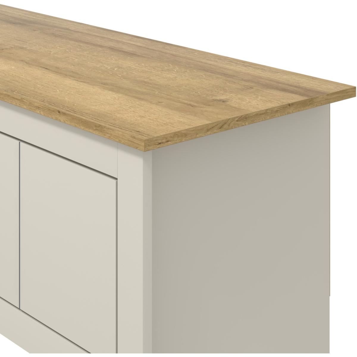 Appledore Large TV Unit - Light Grey – image 2