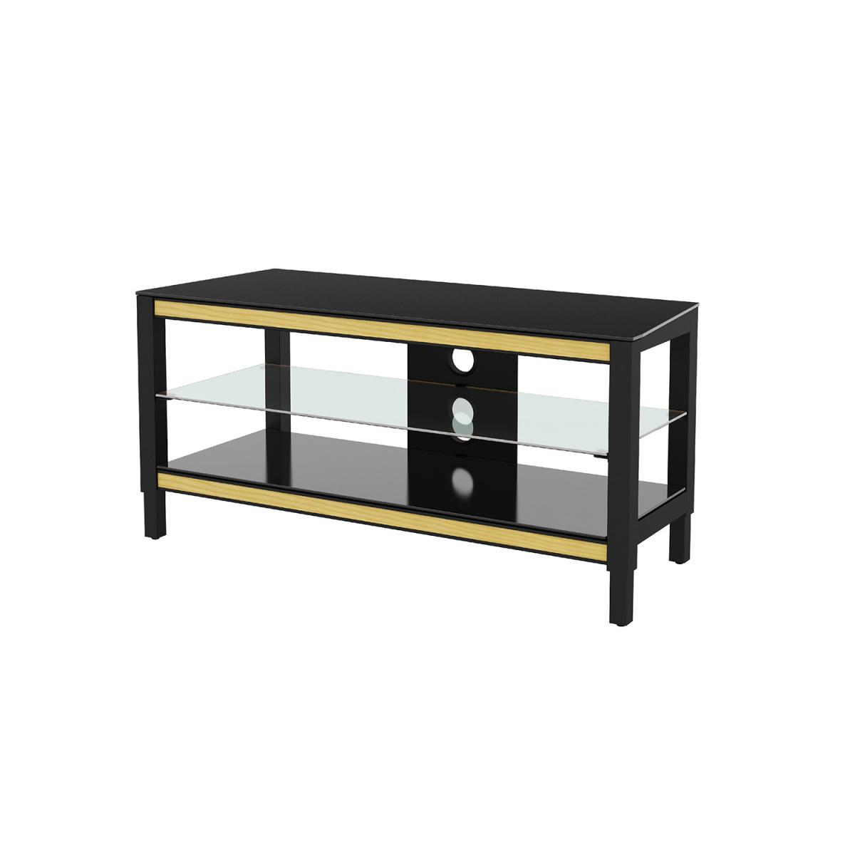 Twist Height and Colour Adjustable TV Stand - Black – image 2