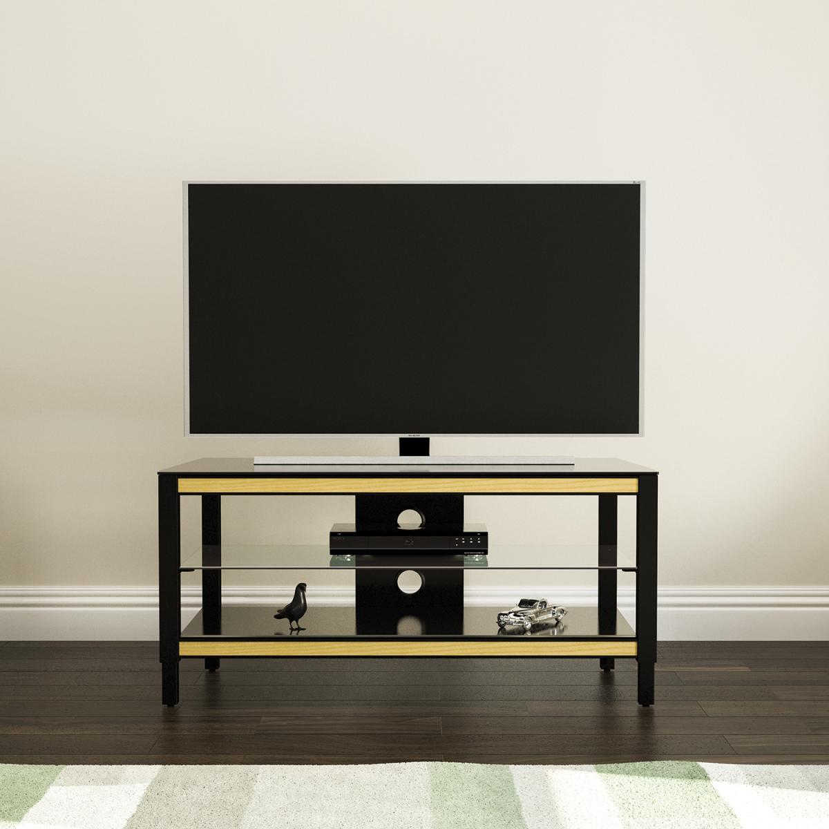 Twist Height and Colour Adjustable TV Stand - Black – image 4
