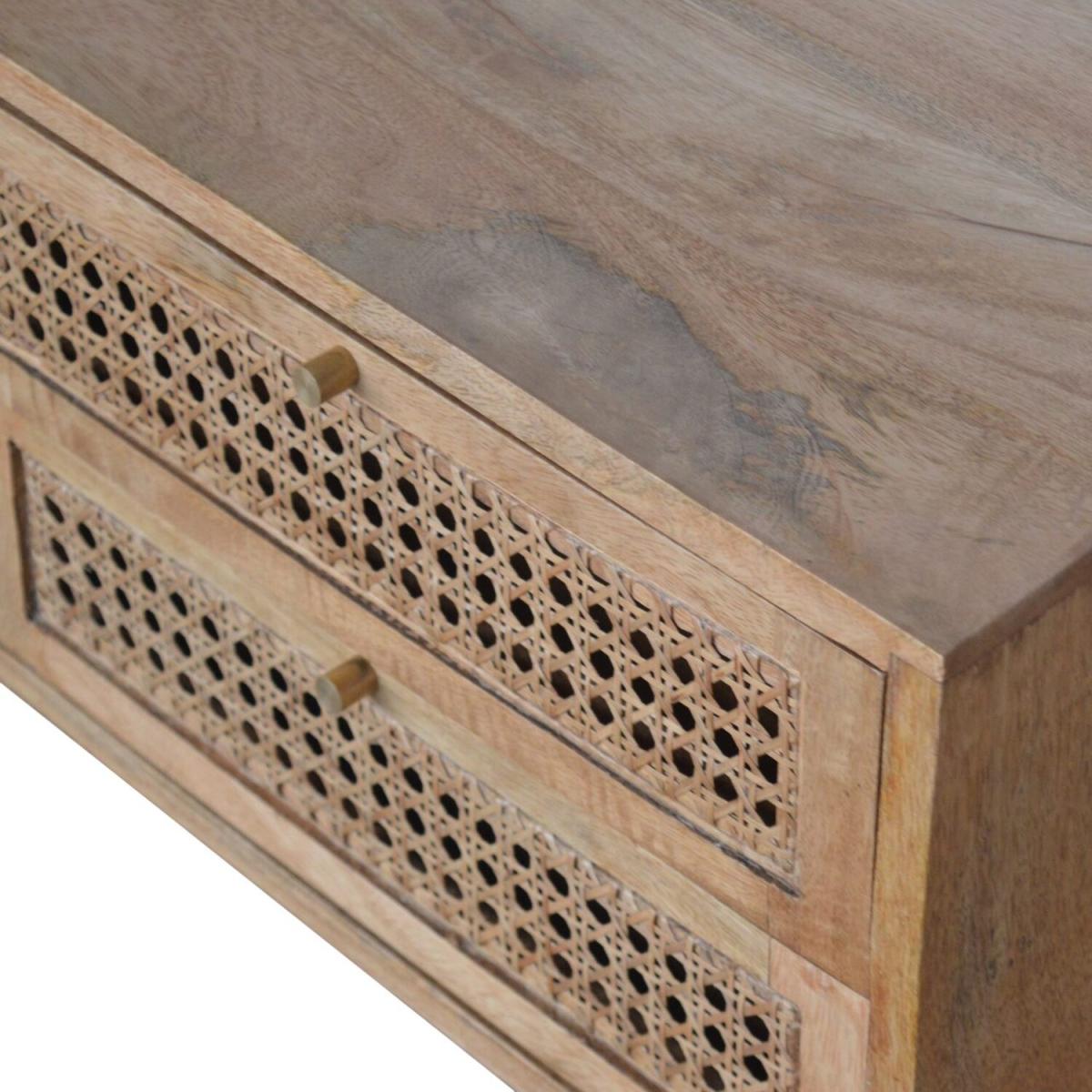 Rattan Media Unit - Orange – image 5