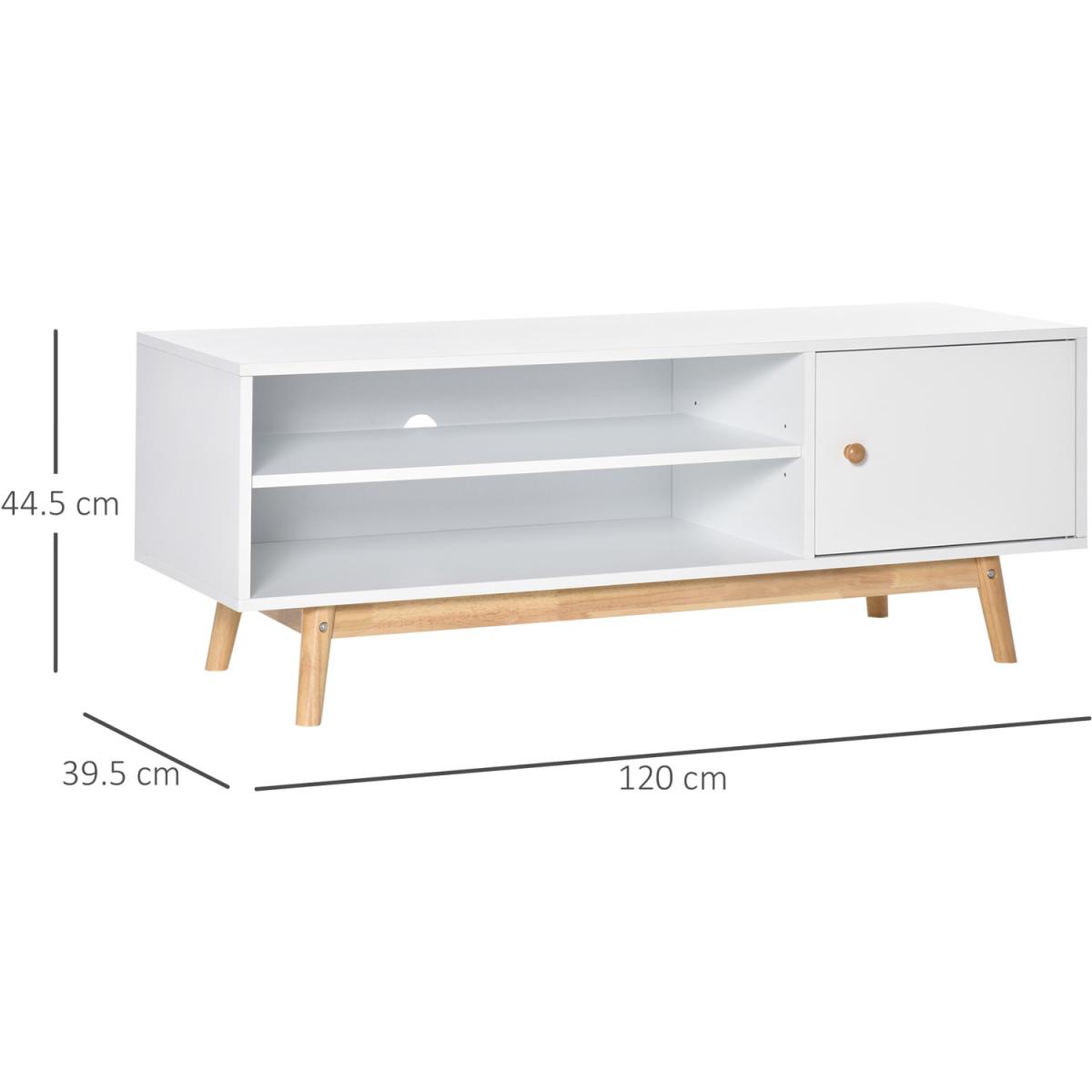 TV Cabinet Unit for TVs up to 50'' Flat Screen - White – image 3