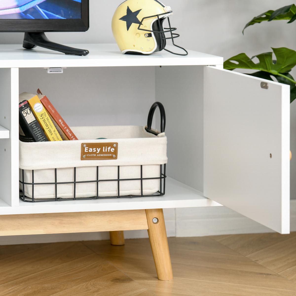 TV Cabinet Unit for TVs up to 50'' Flat Screen - White – image 7