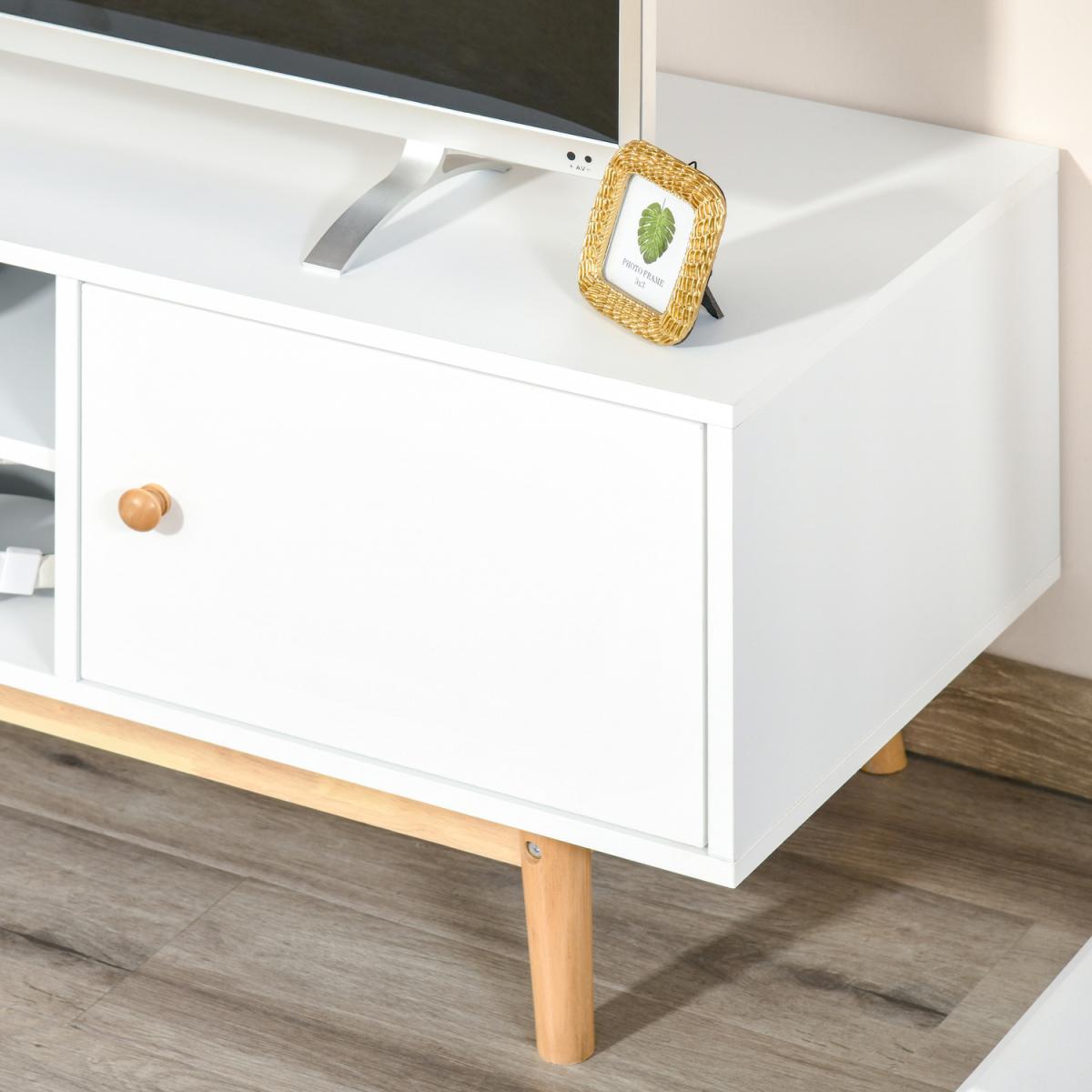 TV Cabinet Unit for TVs up to 50'' Flat Screen - White – image 8