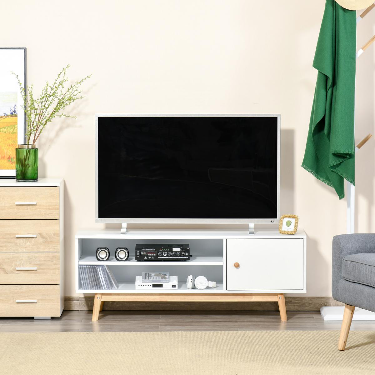 TV Cabinet Unit for TVs up to 50'' Flat Screen - White – image 9
