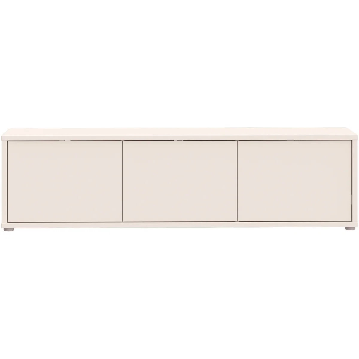 Alice Springs Wide TV Cabinet with 3 Doors Push-Open in Taupe - Terracotta – image 16