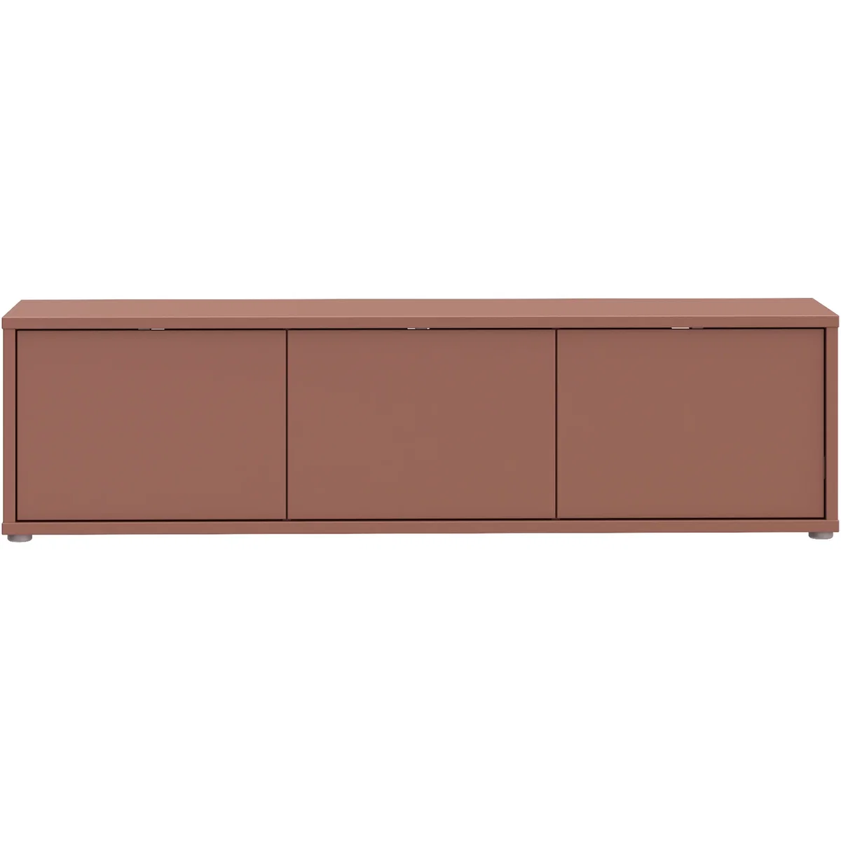 Alice Springs Wide TV Cabinet with 3 Doors Push-Open in Taupe - Terracotta – image 46