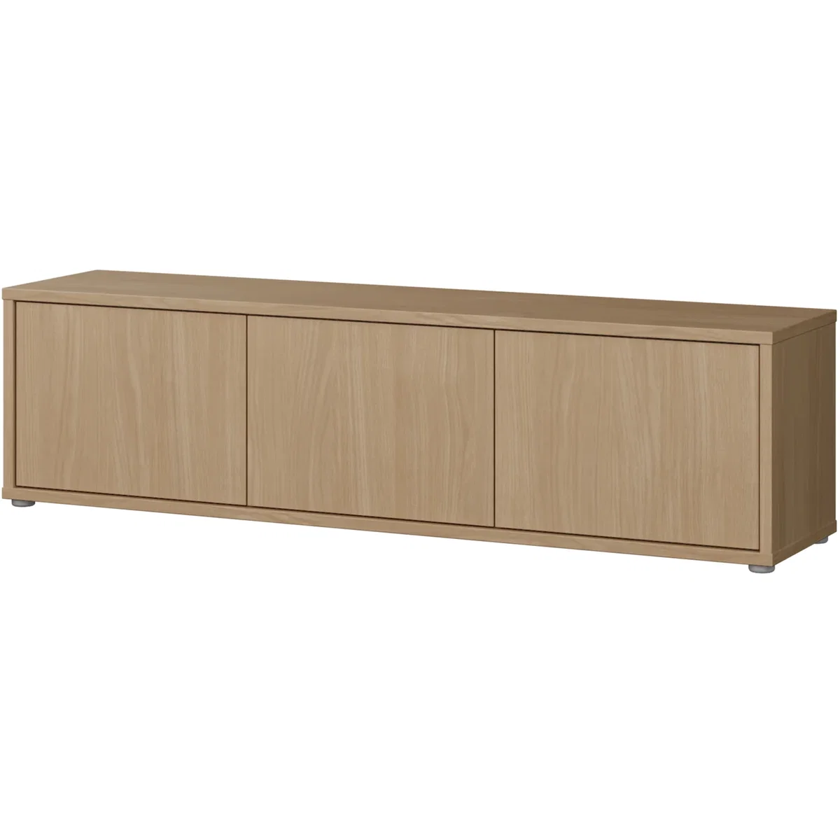 Alice Springs Wide TV Cabinet with 3 Doors Push-Open in Taupe - Terracotta – image 10