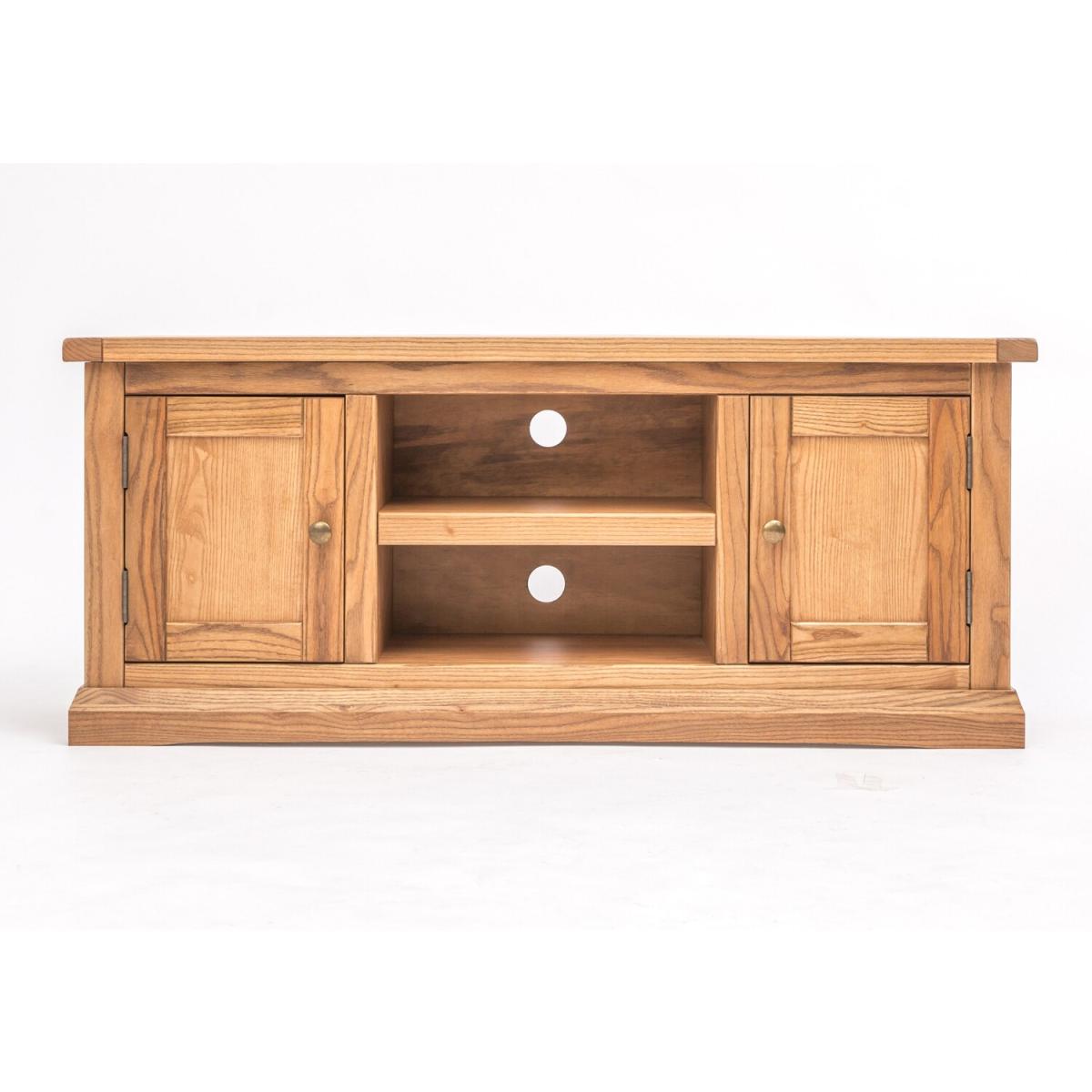 Salerno 2 Door TV Cabinet - Light wood – image 4