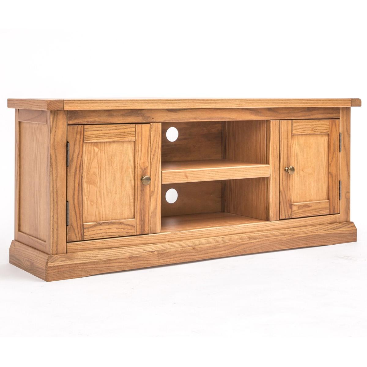 Salerno 2 Door TV Cabinet - Light wood – image 5