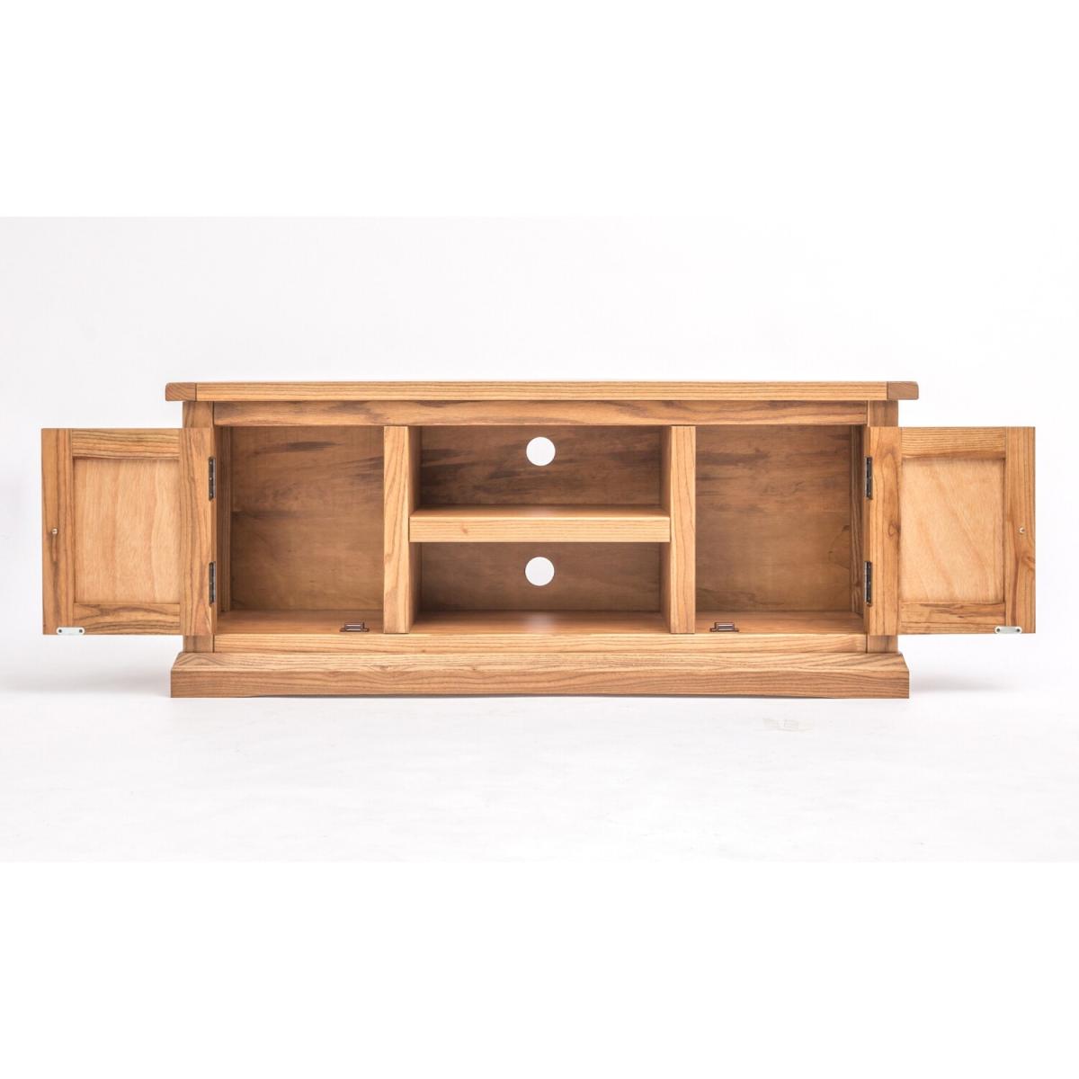 Salerno 2 Door TV Cabinet - Light wood – image 7
