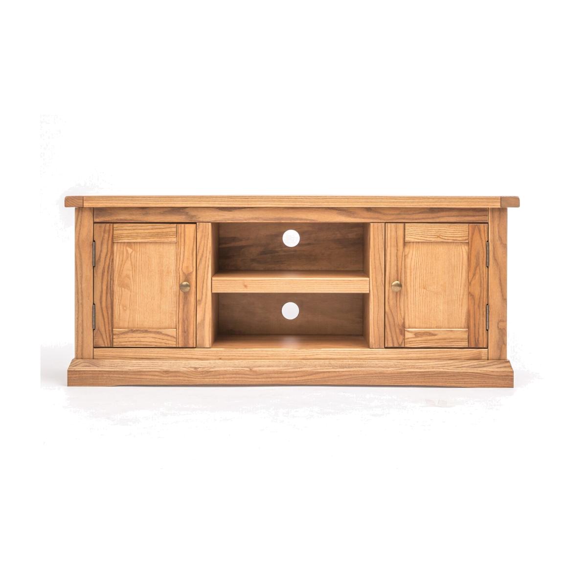 Salerno 2 Door TV Cabinet - Light wood – image 1