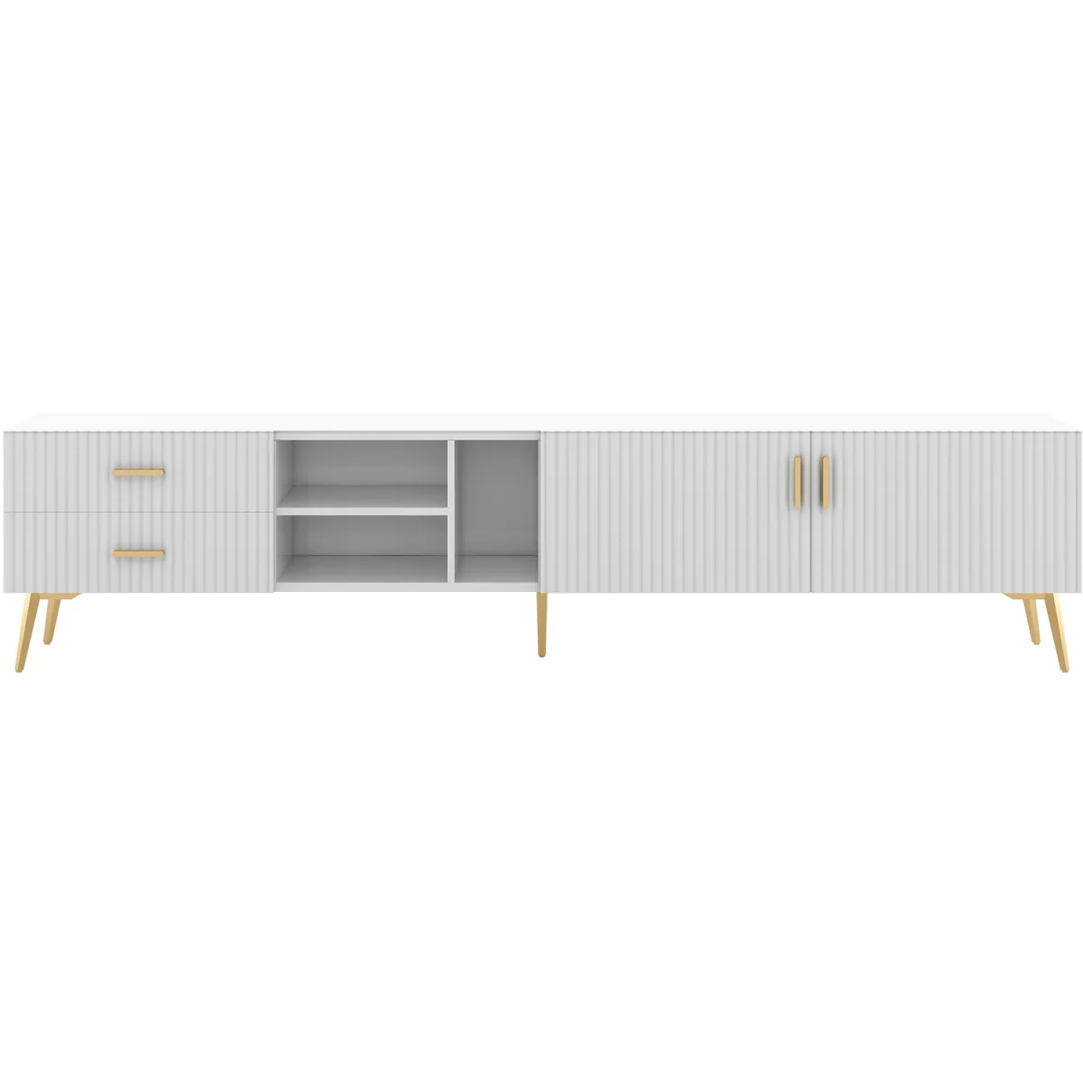Modern TV Console with Storage – image 8