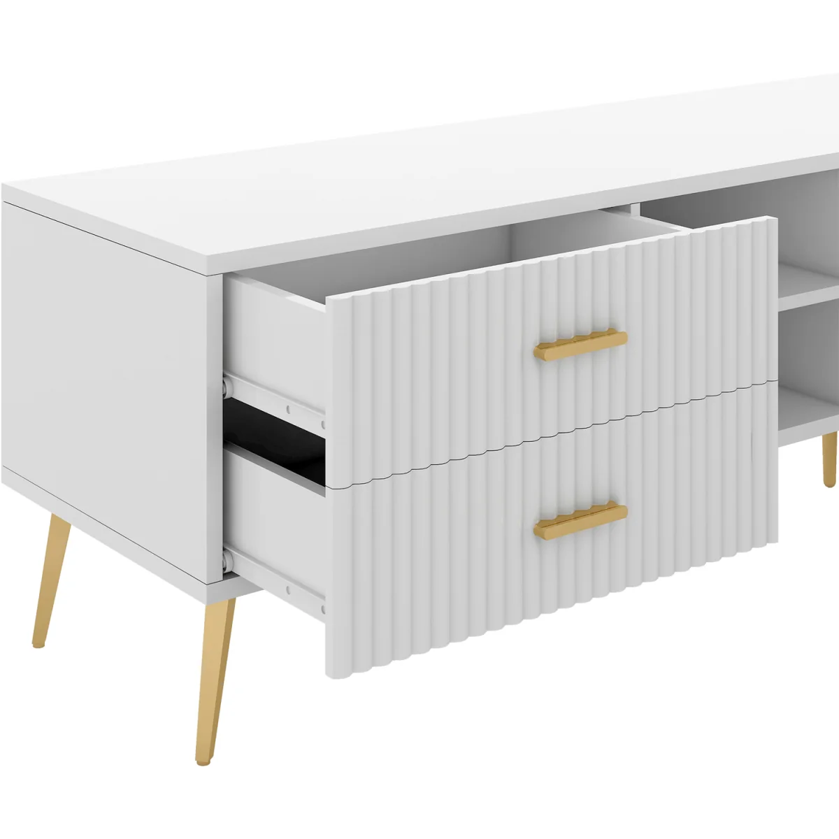 Modern TV Console with Storage – image 9