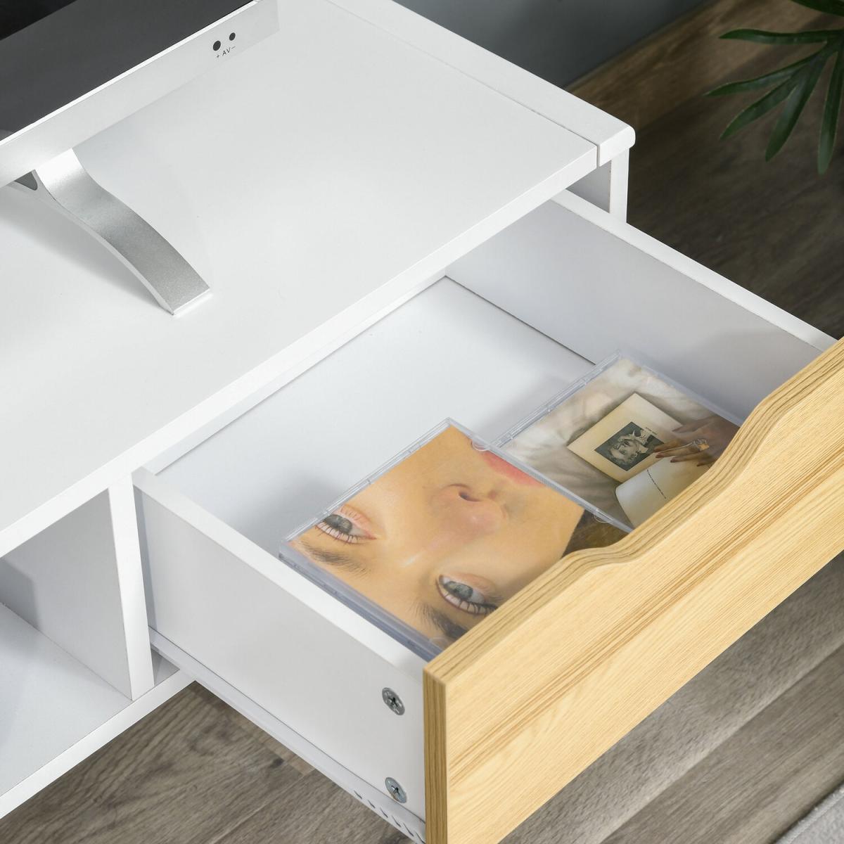 TV Stand Media Unit Cabinet  - White – image 6
