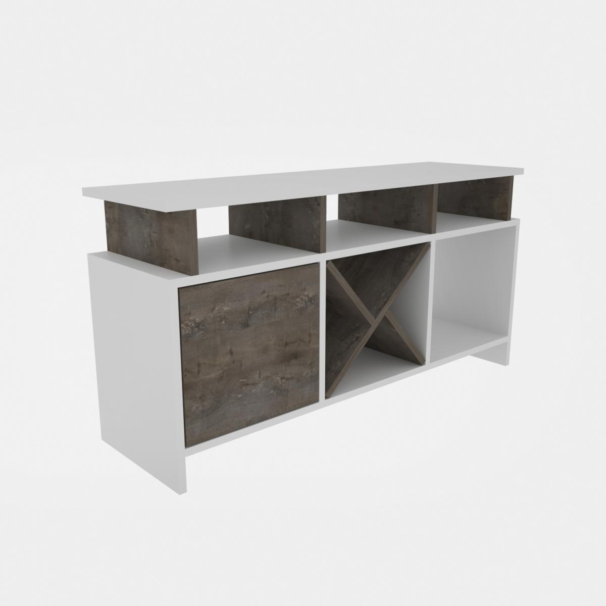 Auburn 120 cm Wide TV Unit and Media Console with Shelves - Anthracite – image 19