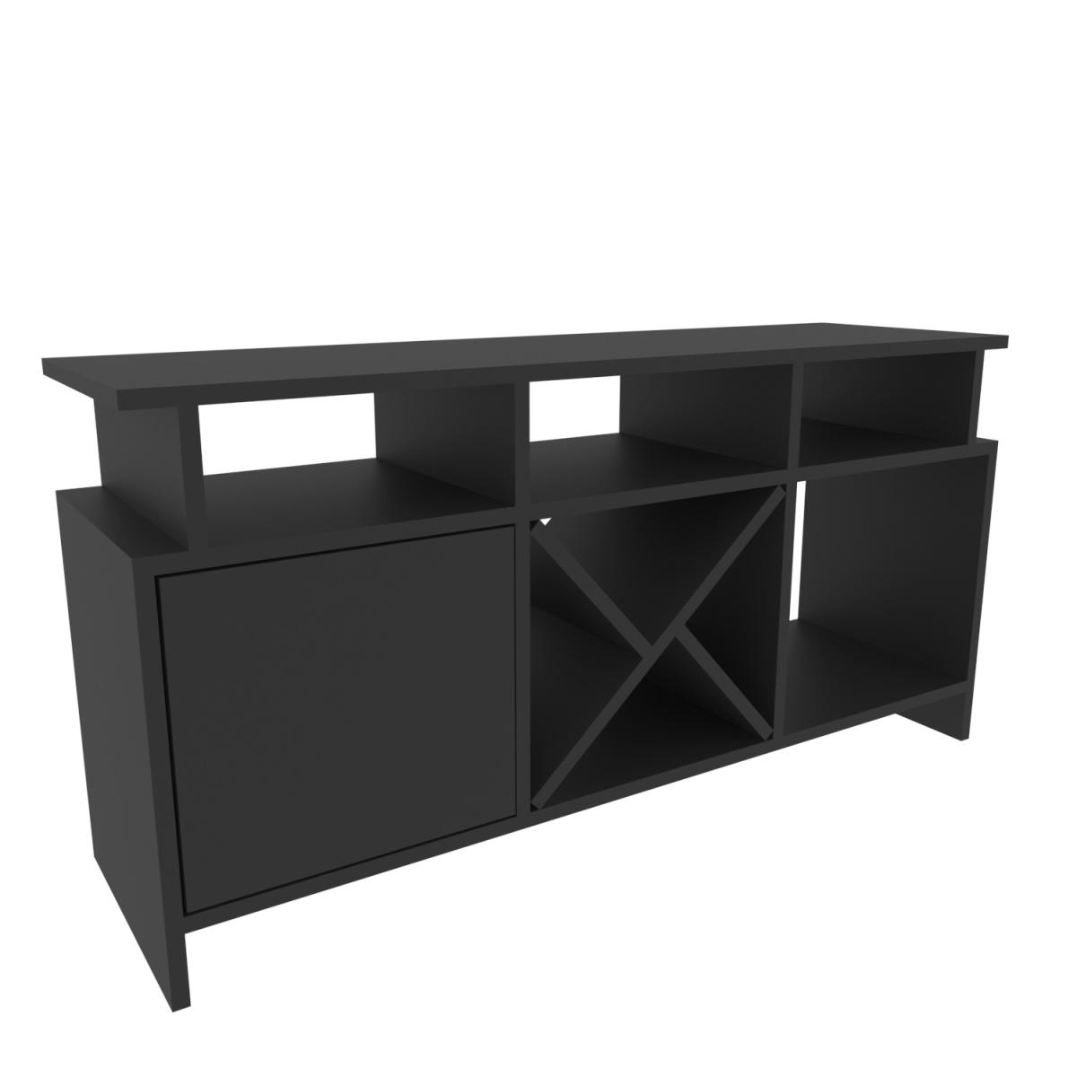 Auburn 120 cm Wide TV Unit and Media Console with Shelves - Anthracite – image 34