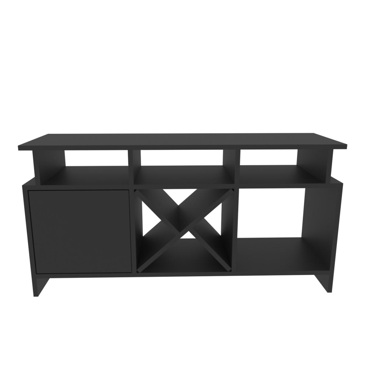Auburn 120 cm Wide TV Unit and Media Console with Shelves - Anthracite – image 35