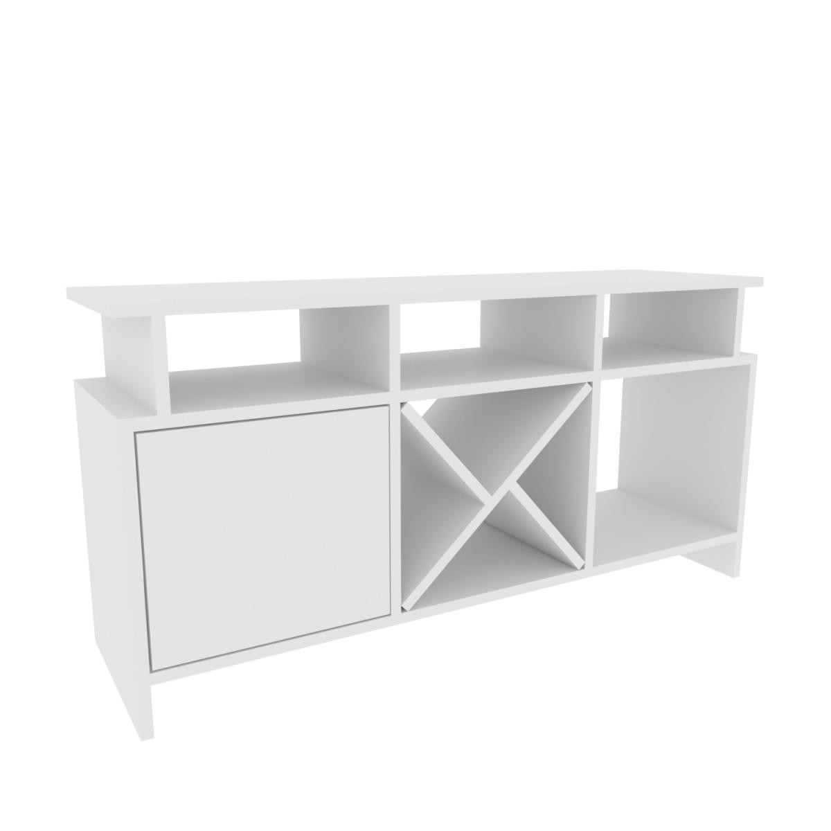 Auburn 120 cm Wide TV Unit and Media Console with Shelves - Anthracite – image 5