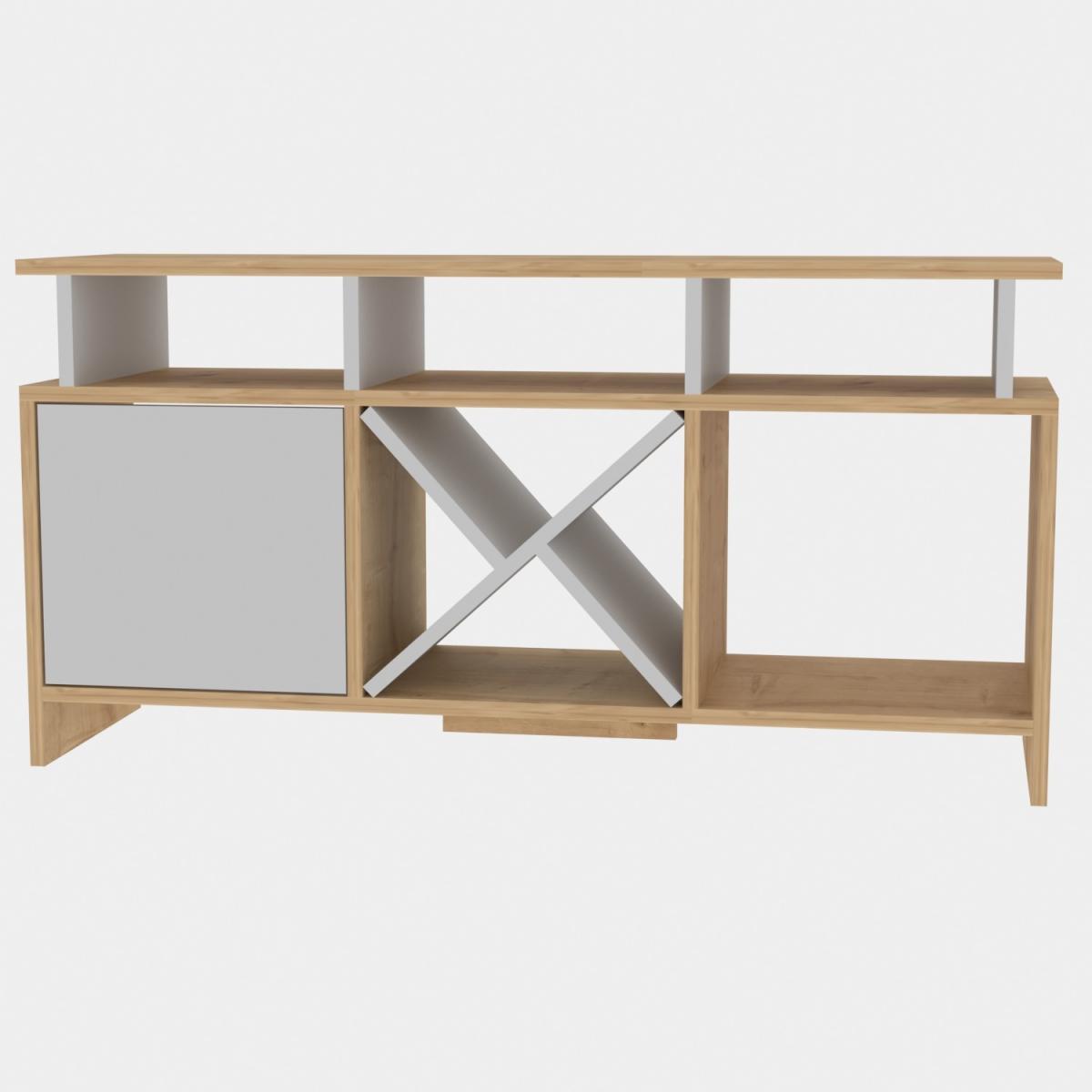 Auburn 120 cm Wide TV Unit and Media Console with Shelves - Anthracite – image 43