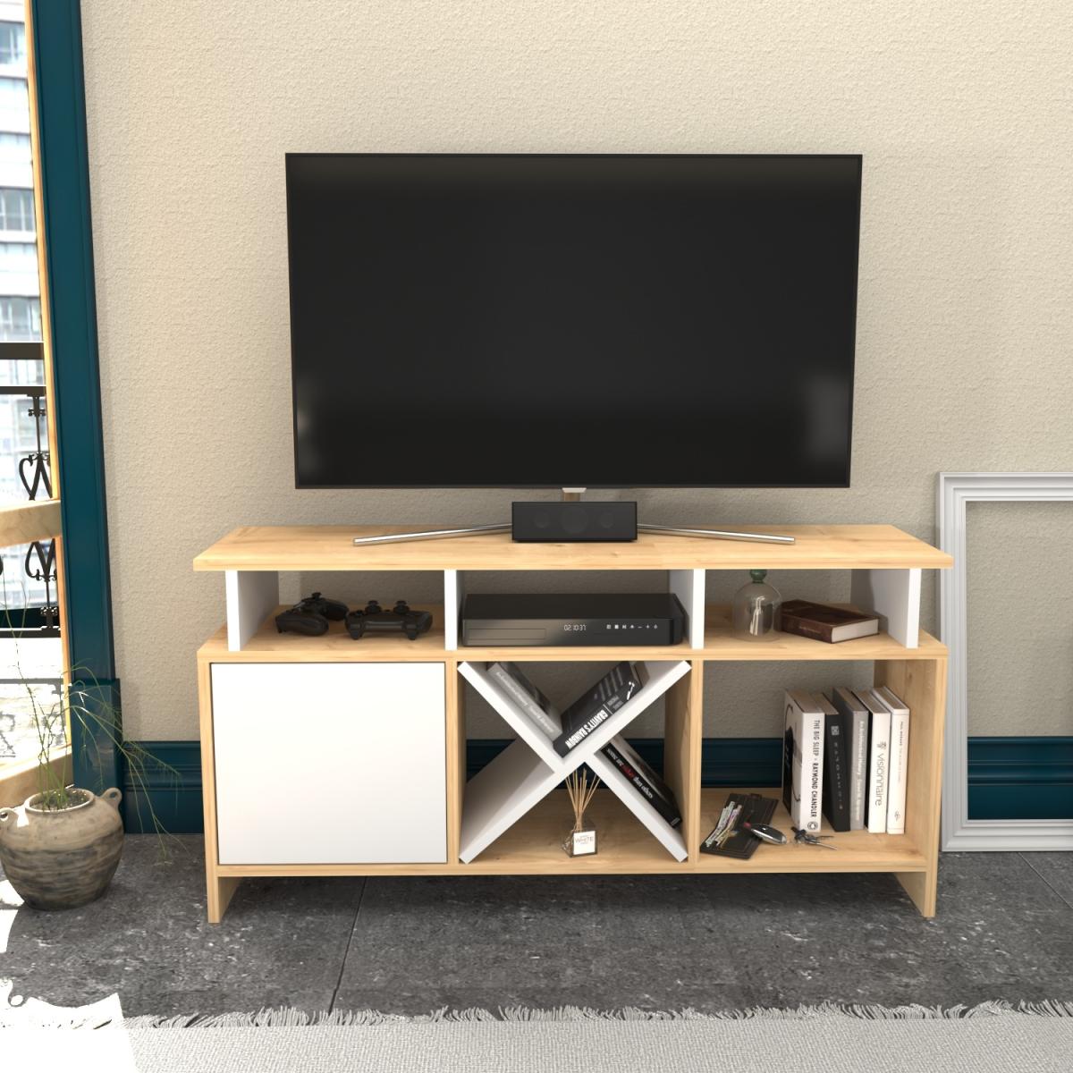 Auburn 120 cm Wide TV Unit and Media Console with Shelves - Anthracite – image 45