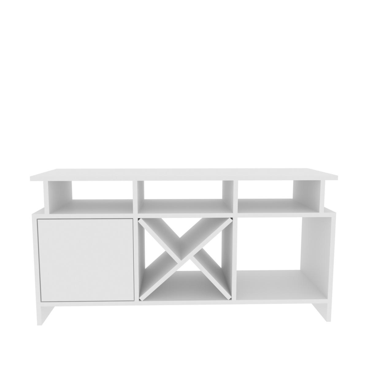 Auburn 120 cm Wide TV Unit and Media Console with Shelves - Anthracite – image 6