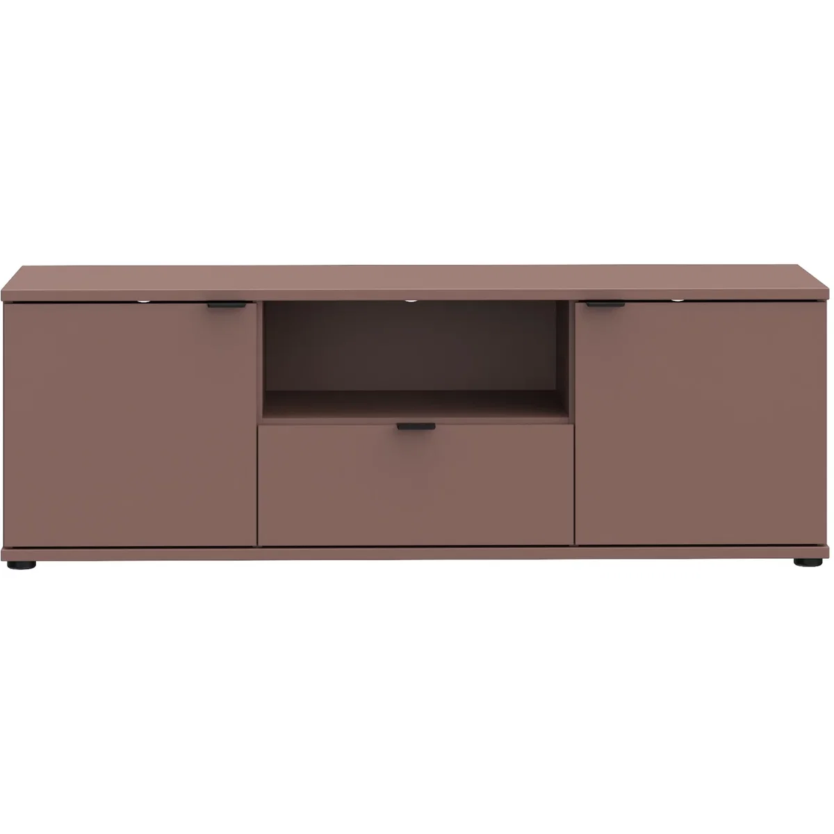 Ganymede Wide TV Unit with Open Shelf, Drawer & 2 Doors - Sage Green – image 10