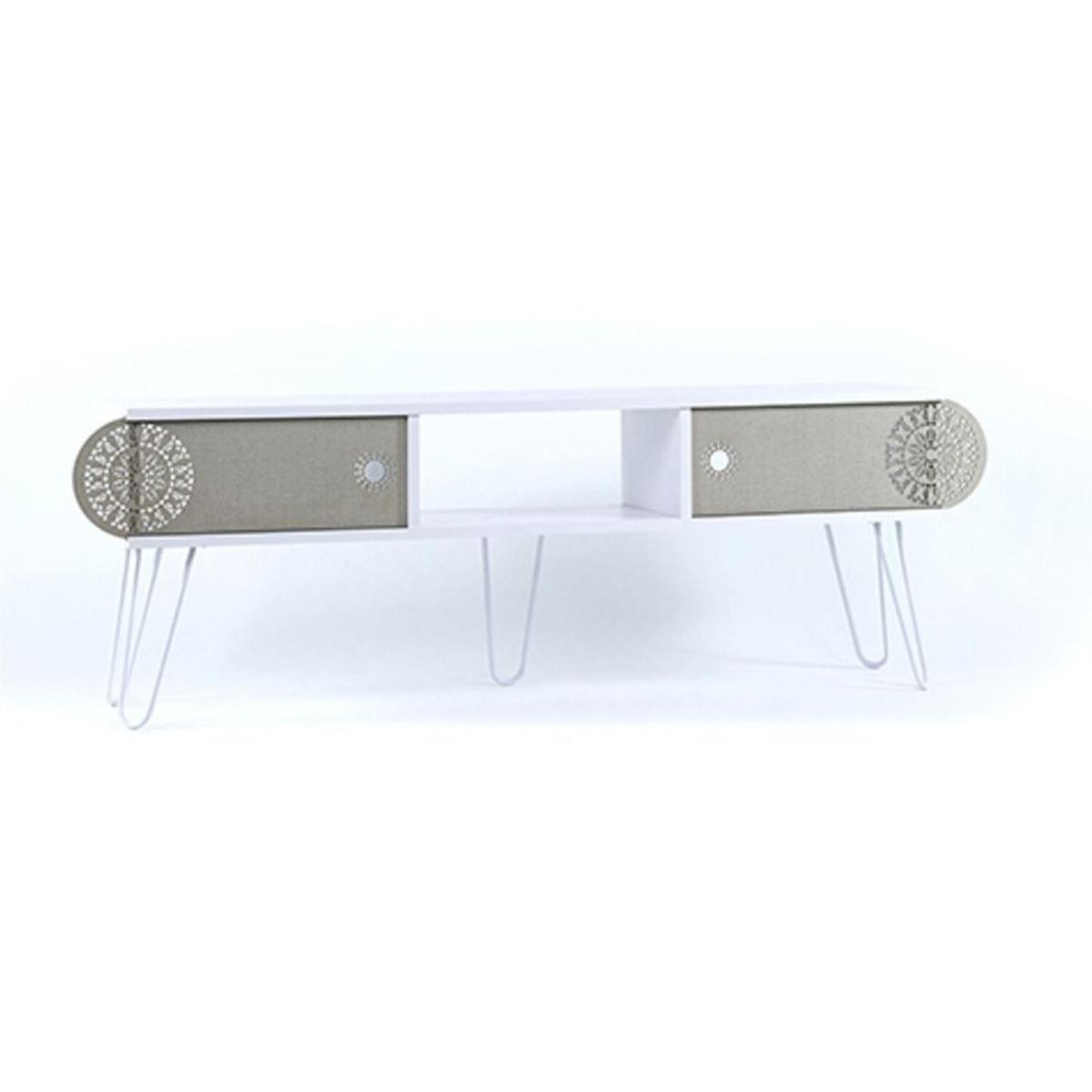 Illia Maxi TV Unit Stand No2 - White – image 2