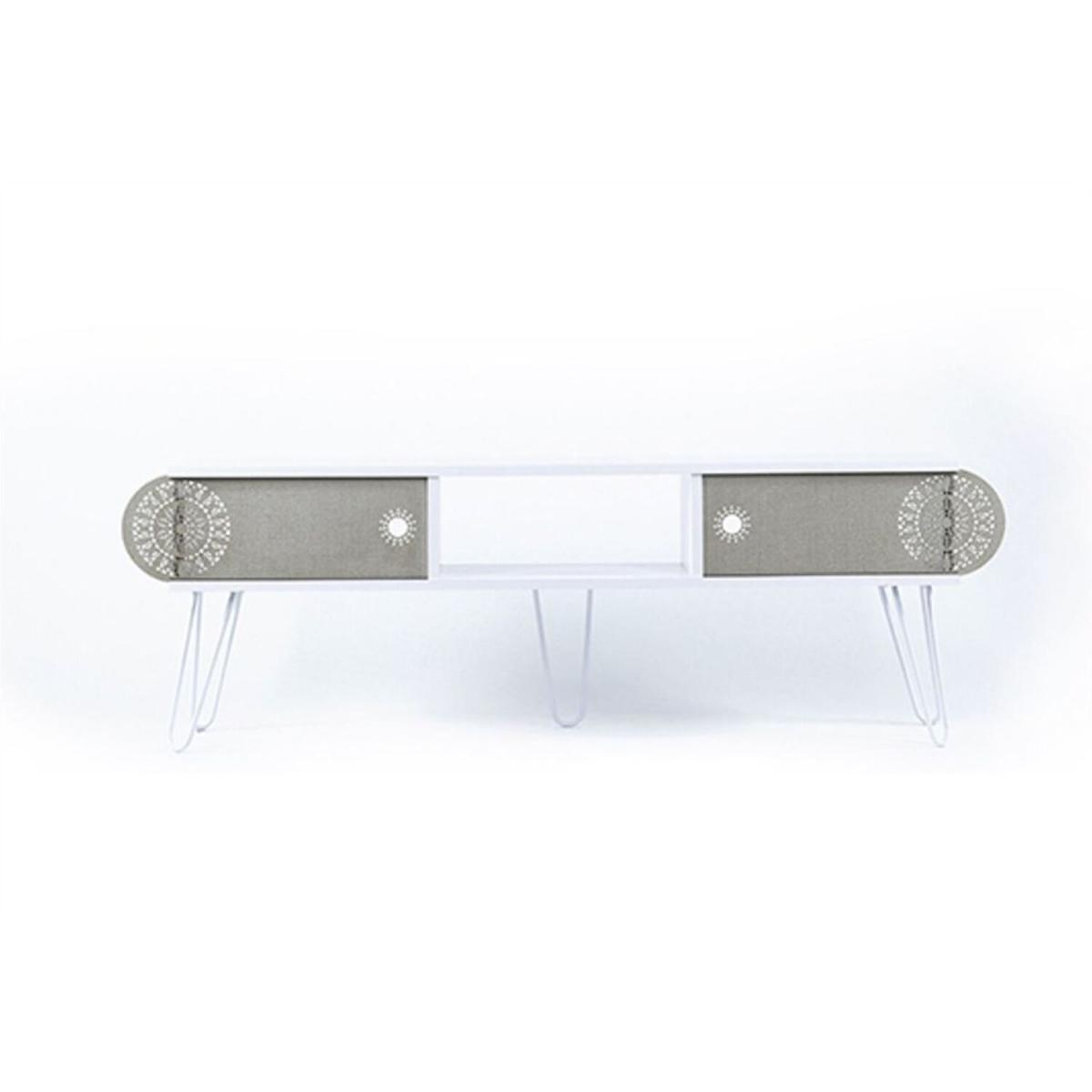 Illia Maxi TV Unit Stand No2 - White – image 3