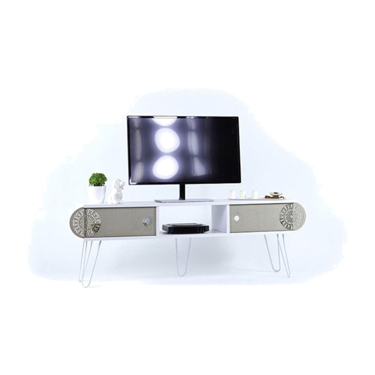Illia Maxi TV Unit Stand No2 - White – image 1