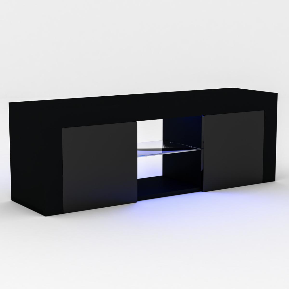 Eclipse 2 Door LED TV Unit - White and Grey – image 11