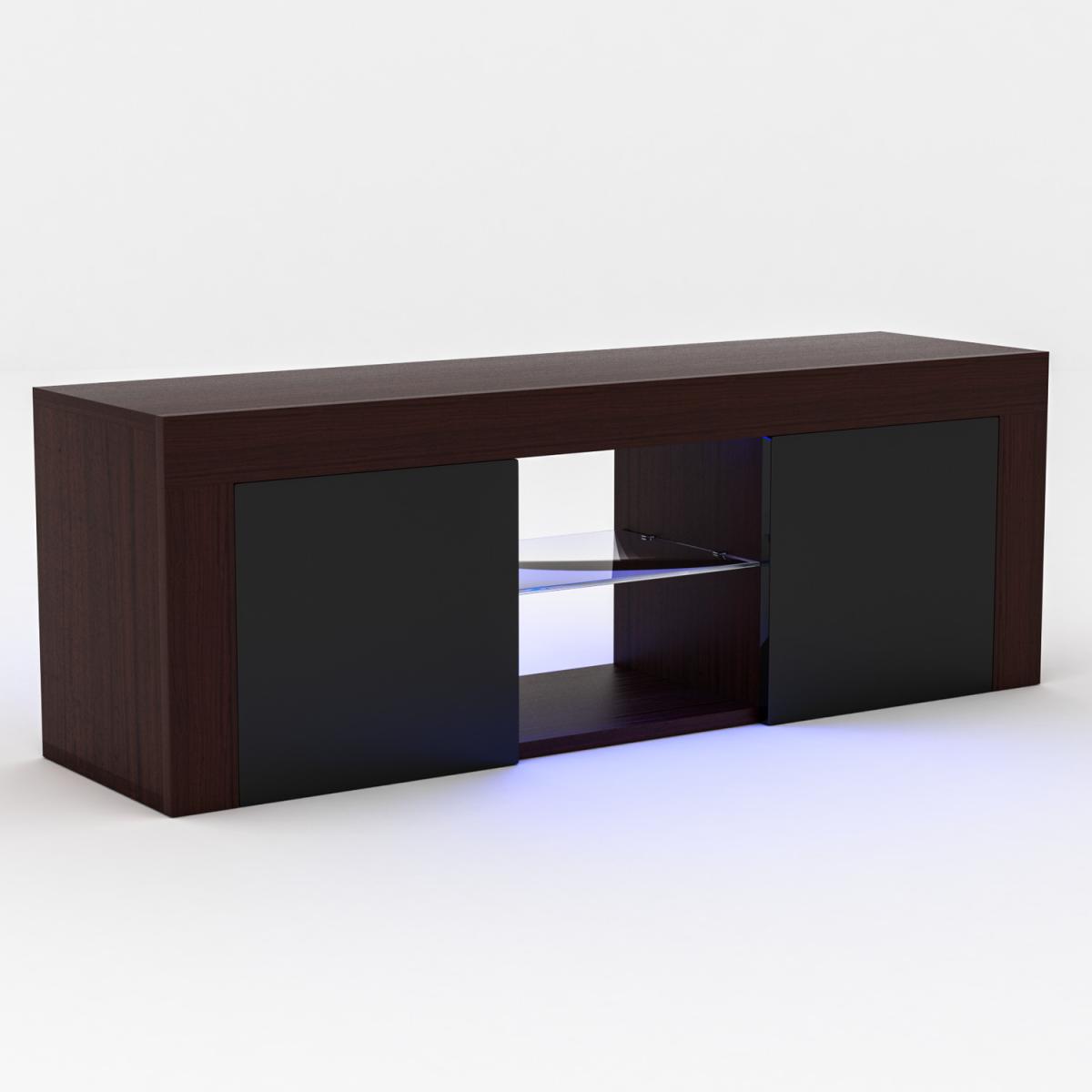 Eclipse 2 Door LED TV Unit - White and Grey – image 24