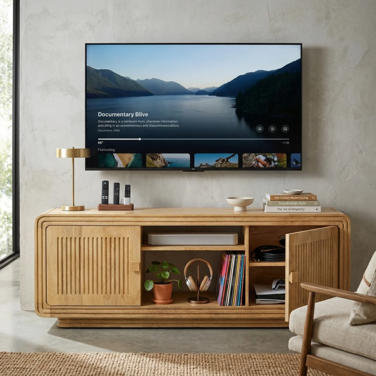 Hudson TV Unit - Natural – image 2