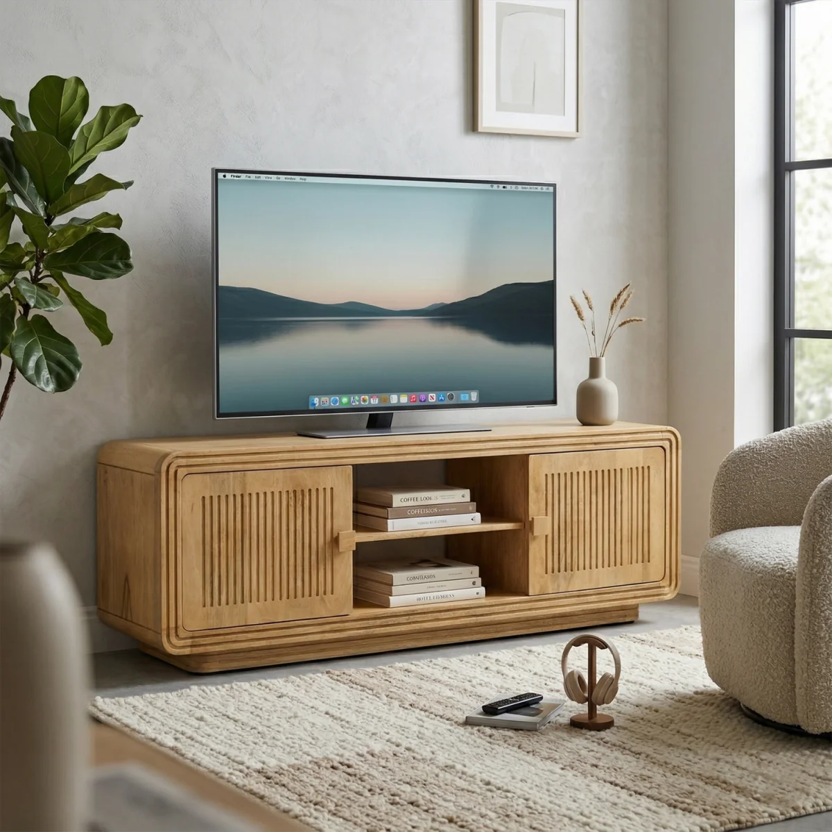 Hudson TV Unit - Natural – image 3