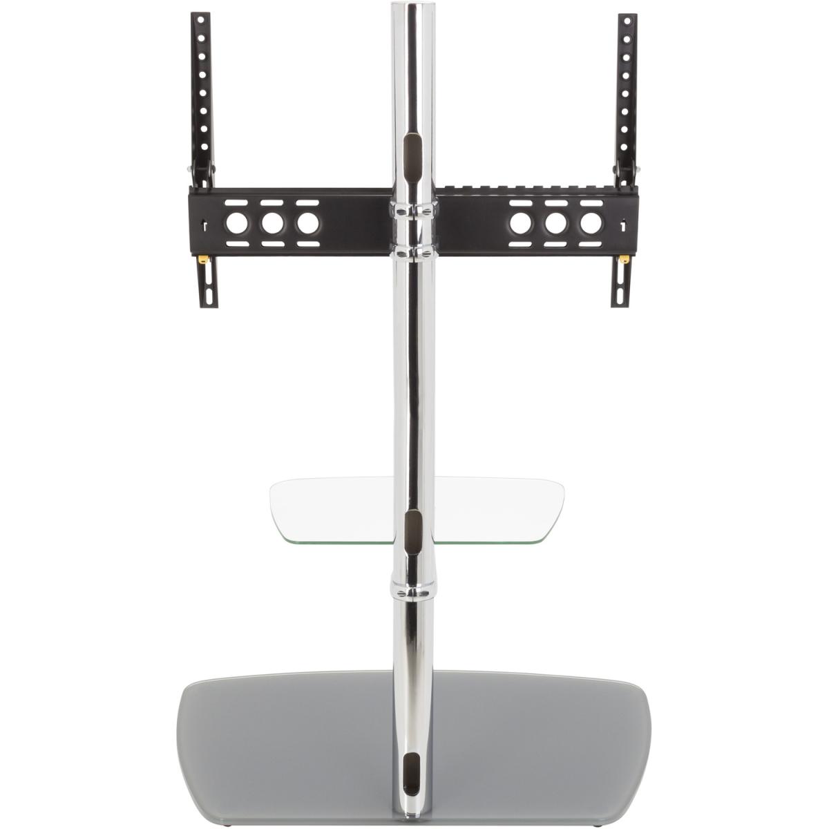 Iseo Corner Pedestal TV Stand Up to 70" - Silver – image 5