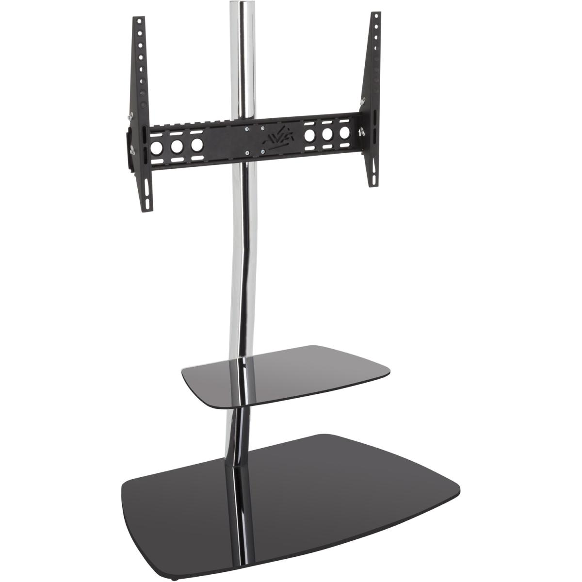 Iseo Corner Pedestal TV Stand Up to 70" - Silver – image 6