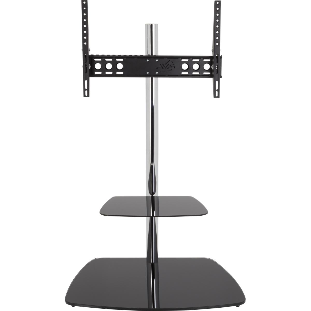 Iseo Corner Pedestal TV Stand Up to 70" - Silver – image 8