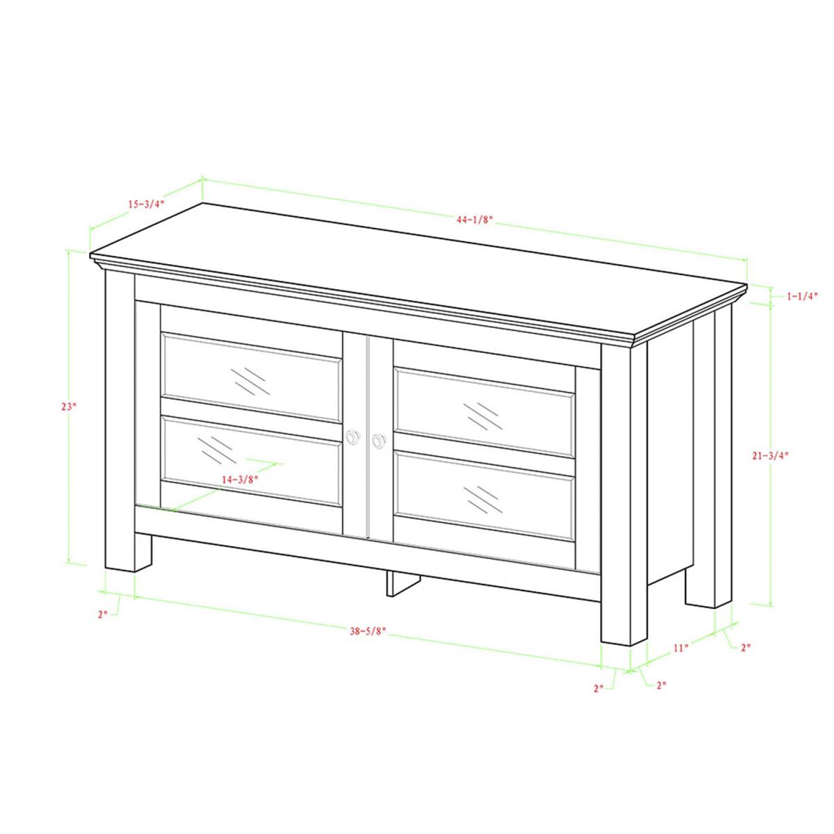 Romana TV Stand - Grey Wash – image 5