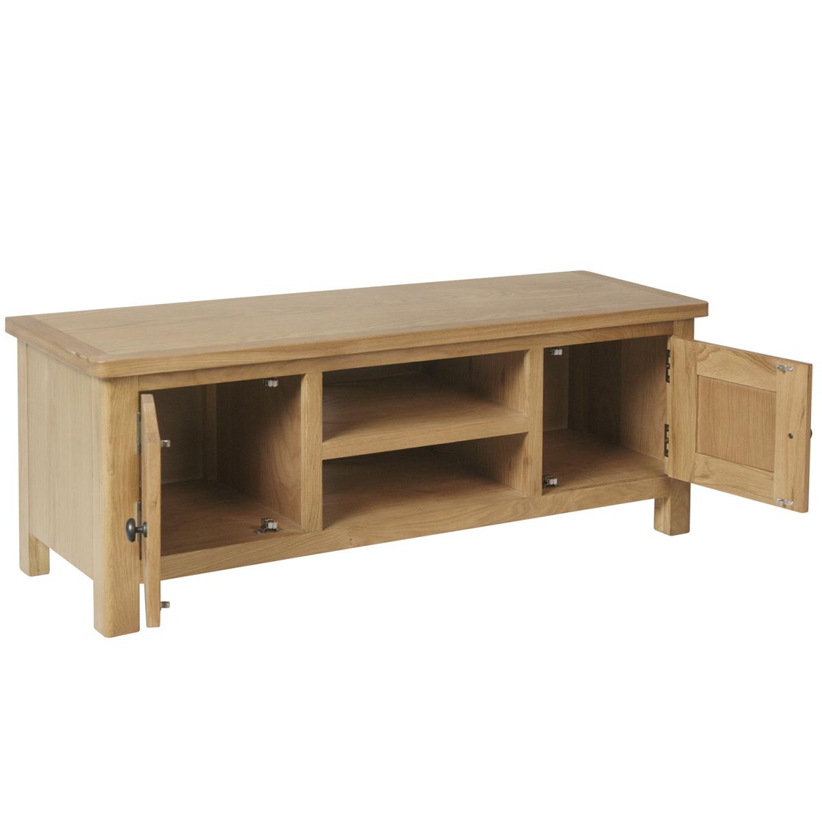Cambridge Large TV Unit - Rustic Oak – image 4