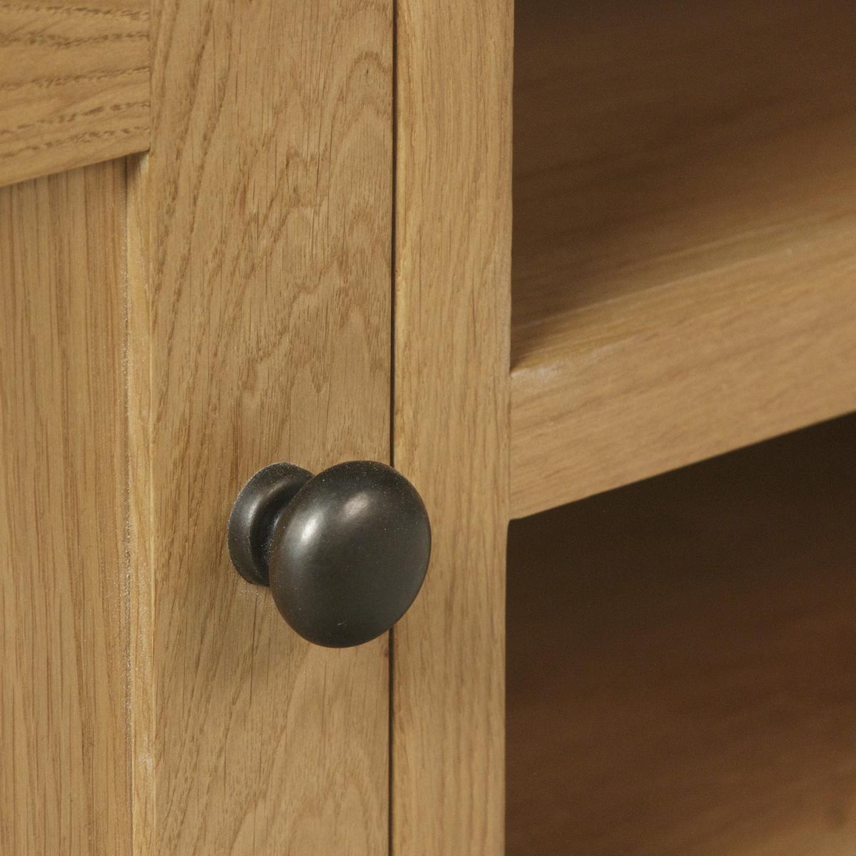 Cambridge Large TV Unit - Rustic Oak – image 5