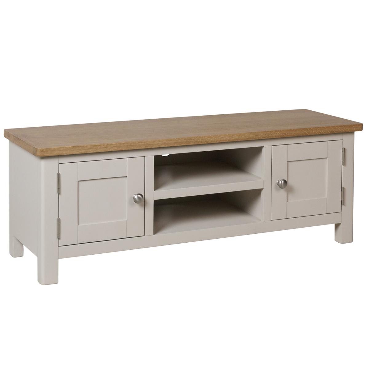 Cambridge Large TV Unit - Rustic Oak – image 6