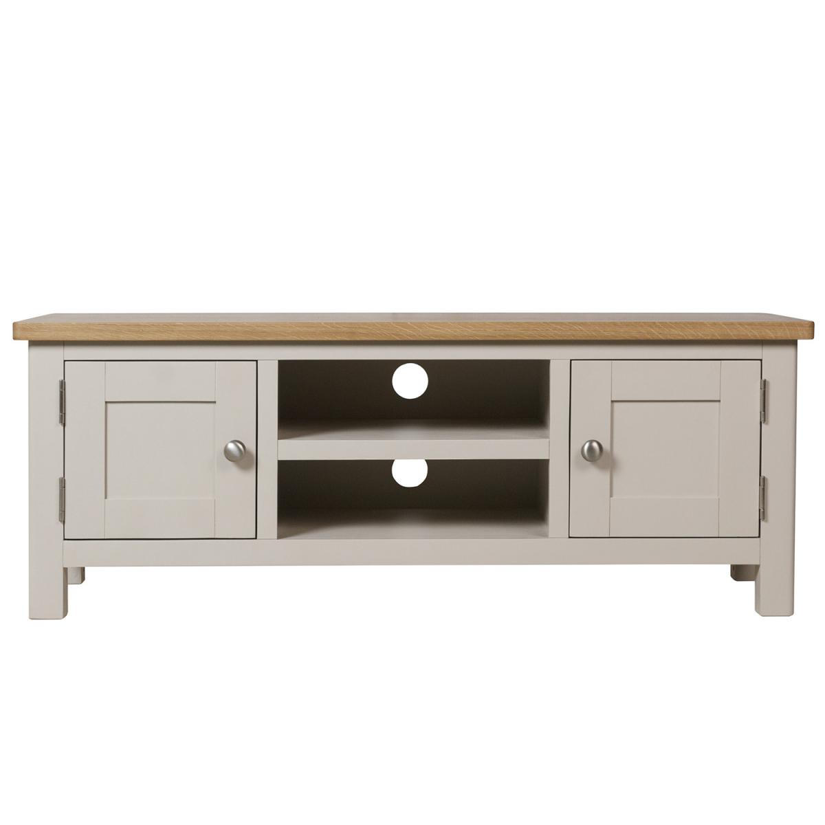 Cambridge Large TV Unit - Rustic Oak – image 7