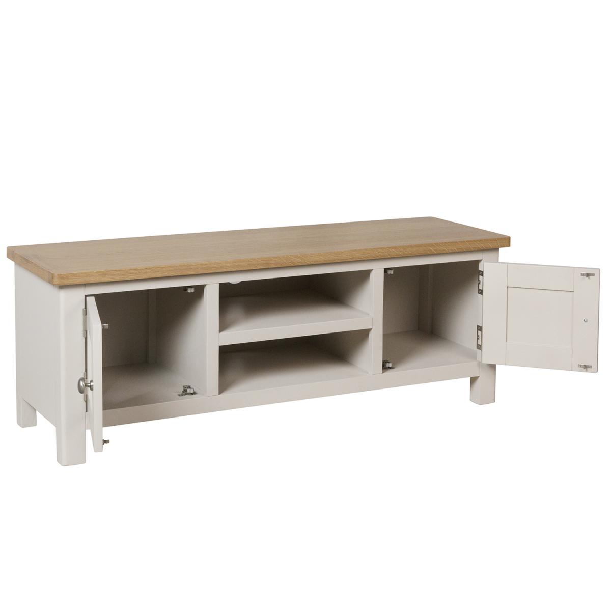 Cambridge Large TV Unit - Rustic Oak – image 8