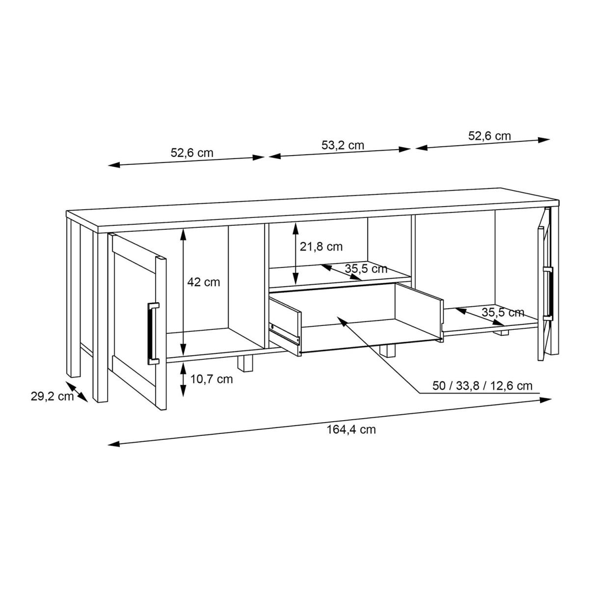 Malte Brun TV Unit - Waterford Oak – image 6